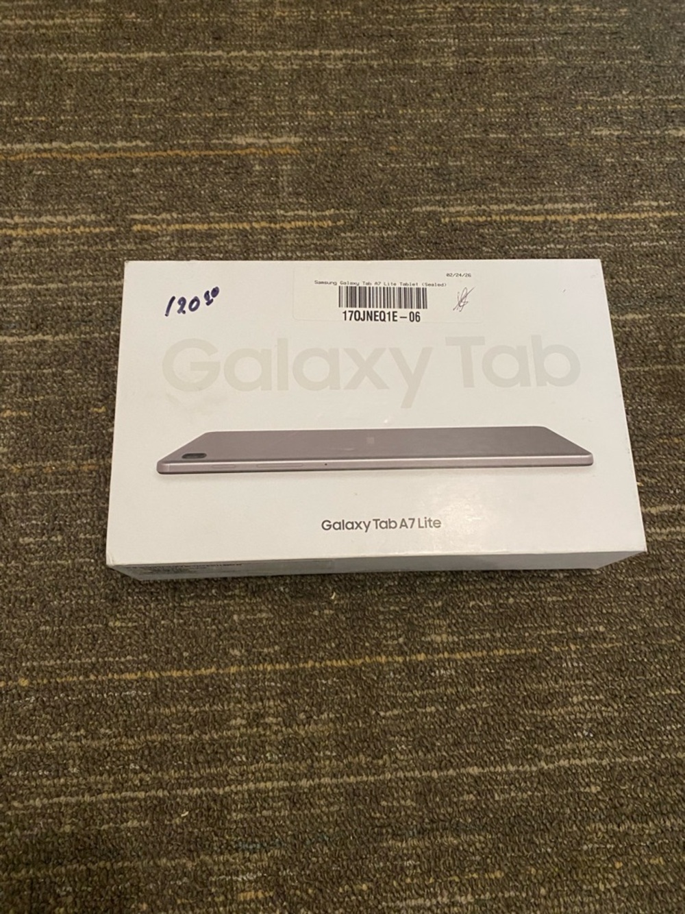 Samsung Galaxy Tab A7 Lite Silver Box